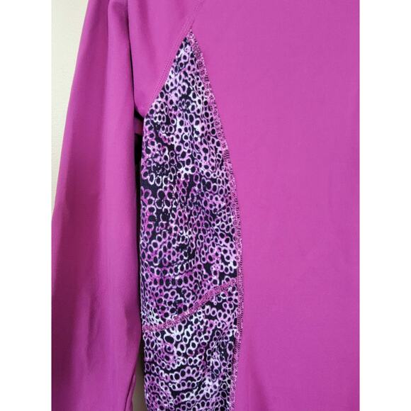 Marmot 1/2 Zip Purple Running/Lightweight Jacket Women's size Medium Thumbholes - Picture 2 of 8